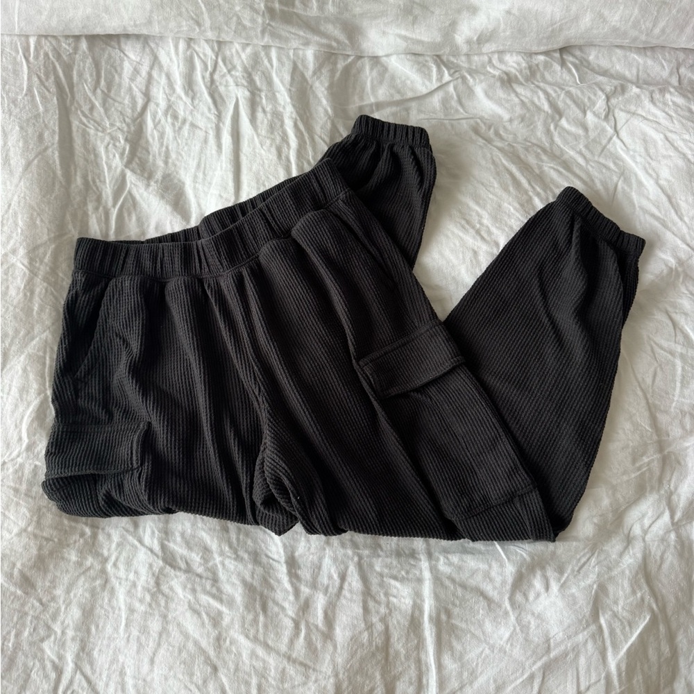Aerie cargo jogger sweatpants